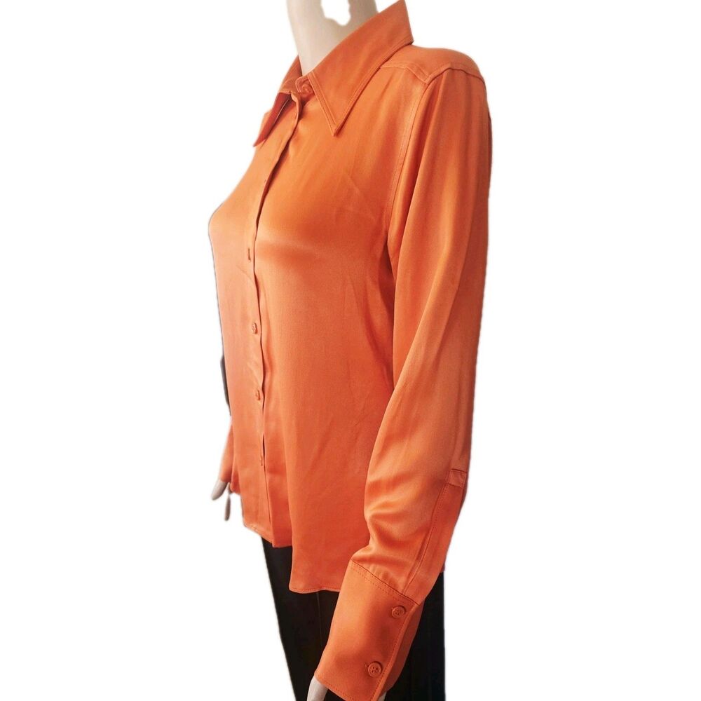 Zara Women's Long Sleeve Blouse Size Medium NWT - Picture 3 of 12